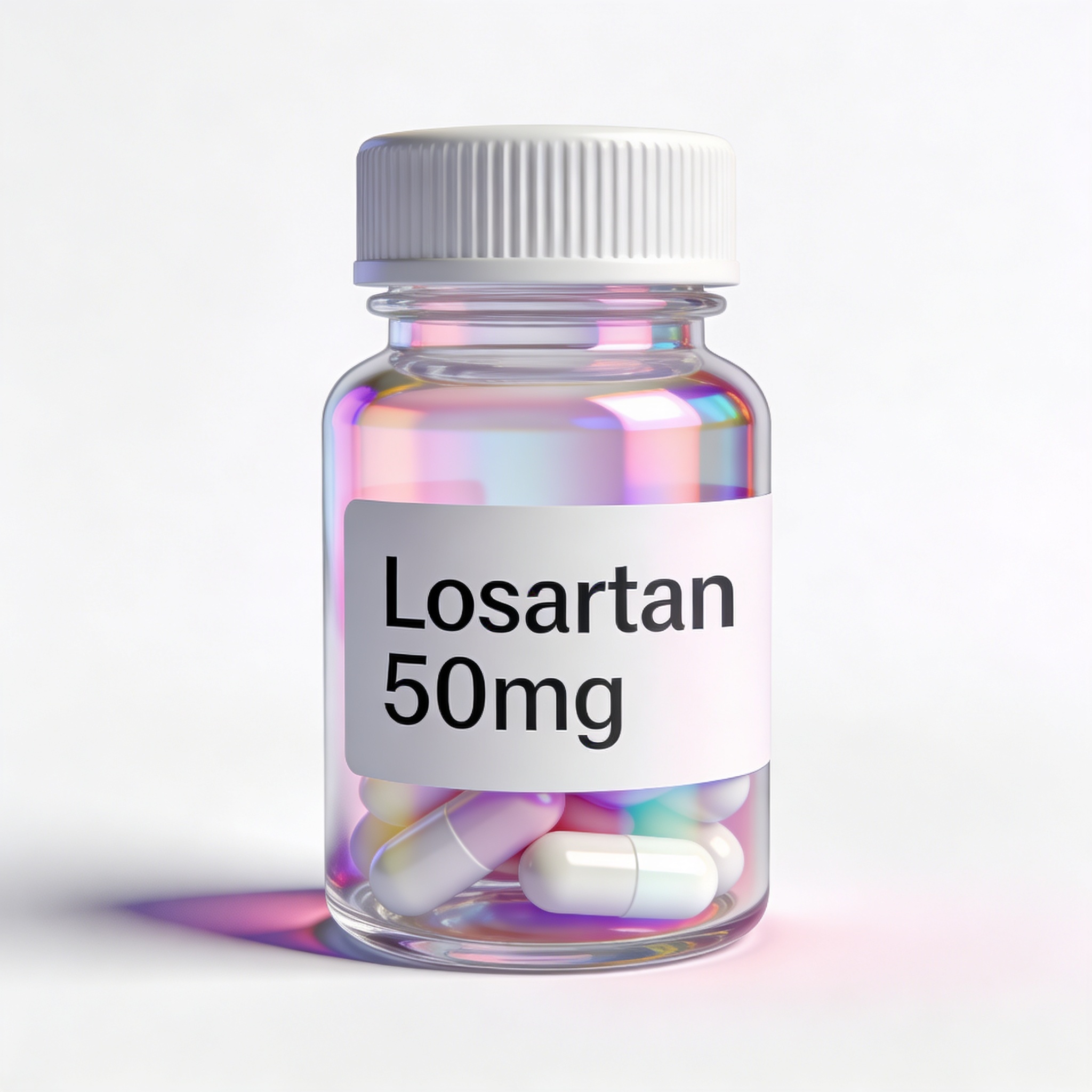 Losartan 50mg bottle